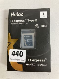 NETAC CFEXPRESS TYPE B ULTRA SPEED MEMORY CARD