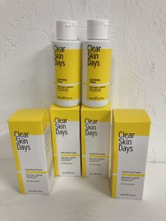 4X CLEAR SKIN DAYS CLARIFYING TONER