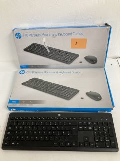 HP 230 WIRELESS MOUSE AND KEYBOARD COMBO