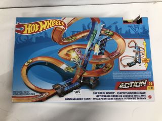 HOT WHEELS ACTION SKY CRASH TOWER PLAYSET