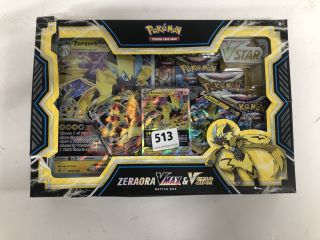 POKEMON TRADING CARD GAME ZERAORA VMAX & VSTAR BATTLE BOX