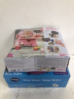 2 X ITEMS INC VTECH FIRST STEPS BABY WALKER