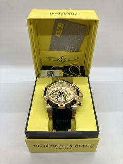 INVICTA BOLT WATER RESISTANT 100 METERS TRINITE NIGHT GLOW MEN'S WATCH