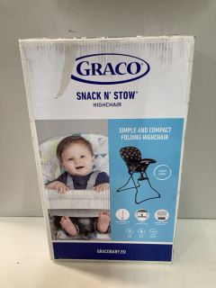 GRACO SNACK N' STOW HIGHCHAIR