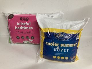 ASSORTED BED ITEMS INC SILENTNIGHT COOLER SUMMER DUVET