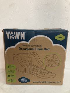 YAWN THE LUXURY, INFLATABLE OCCASIONAL CHAIR BED