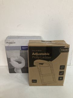 ASSORTED BATHROOM ITEMS INC ADJUSTABLE POTTY LADDER