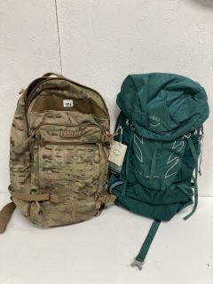 2 X BACKPACKS INC CAMELBAK + OSPREY