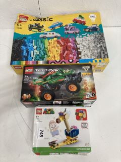 3X ASSORTED LEGO SETS INC SUPER MARIO