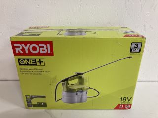 RYOBI ONE+ CORDLESS WEED SPRAYER