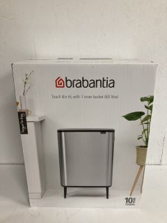 BRABANTIA TOUCH BIN HI, WITH 1 INNER BUCKET (60 LITRE)