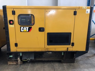 2019 DE50E0 CATERPILLAR 50kVA STANDBY DIESEL GENERATOR SET 3 PHASE 50HZ 72A 230V - 400V 3.3 L DIESEL ENGINE - RRP £13411