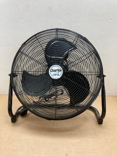 CLARKE AIR 18" HIGH VELOCITY FAN IN BLACK: LOCATION - BR1