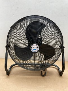 CLARKE AIR 18" HIGH VELOCITY FAN IN BLACK: LOCATION - BR1