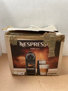 NESPRESSO MAGIMIX CITIZ & MILK COFFEE MACHINE IN WHITE: LOCATION - BR4