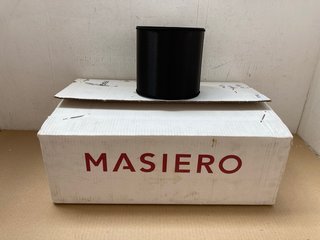 6 X MASIERO LAMP SHADES IN BLACK: LOCATION - BR7