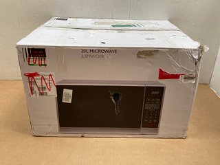 JOHN LEWIS & PARTNERS 20L MICROWAVE IN STAINLESS STEEL: LOCATION - AR2