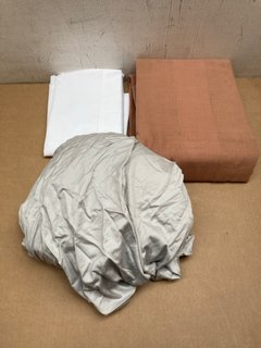 QTY OF ASSORTED JOHN LEWIS & PARTNERS ITEMS TO INCLUDE JOHN LEWIS & PARTNERS FITTED SHEET IN GREY: LOCATION - AR4