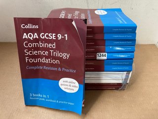 QTY OF COLLINS AQA GCSE 9-1 COMBINED SCIENCE TRILOGY FOUNDATION BOOKS: LOCATION - BR8