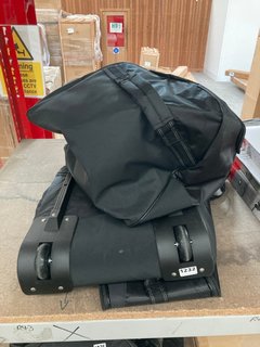 2 X BIG MAX HOUSTON TRAVEL COVERS IN BLACK - COMBINED RRP £178.00: LOCATION - BR7