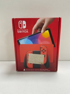 NINTENDO SWITCH OLED MARIO RED EDITION 64GB GAMES CONSOLE IN RED: MODEL NO HEG-001 (WITH BOX & ALL ACCESSORIES) [JPTM121337] THIS PRODUCT IS FULLY FUNCTIONAL AND IS PART OF OUR PREMIUM TECH AND ELECT