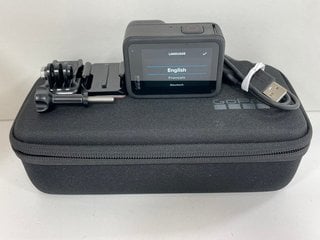 GOPRO HERO 10 ACTION CAMERA (ORIGINAL RRP - £219) IN BLACK (WITH CASE, BATTERY, CHARGER CABLE & PICTURED ACCESSORIES) [JPTM121367] THIS PRODUCT IS FULLY FUNCTIONAL AND IS PART OF OUR PREMIUM TECH AND