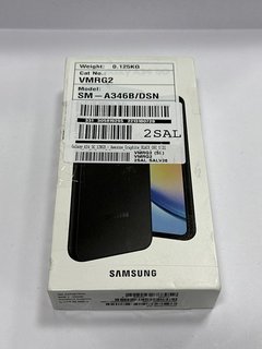 SAMSUNG GALAXY A34 5G 128 GB SMARTPHONE IN AWESOME GRAPHITE: MODEL NO SM-A346B/DSN (WITH BOX & ALL ACCESSORIES) [JPTM121214] THIS PRODUCT IS FULLY FUNCTIONAL AND IS PART OF OUR PREMIUM TECH AND ELECT