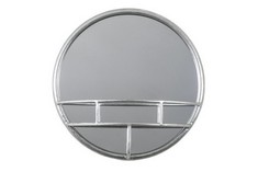 MILTON ROUND MIRROR SILVER 400MM (703751) - RRP £89.95