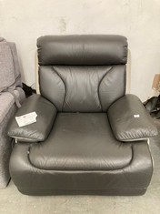 LA-Z-BOY RALEIGH SWIVEL ROCKER POWER RECLINER IN CHARCOAL - RRP £2000