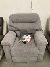 LA-Z-BOY STATEN LIFT AND RISE CHAIR IN ANIVIA GREY - RRP £1750