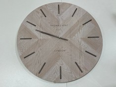 2 X 30'' HERRINGBONE WHARF WALL CLOCK - SKU: 048617