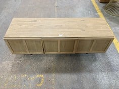 3 DOOR SMALL SIDEBOARD IN LIGHT BROWN WOOD