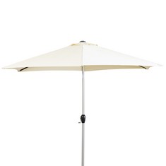 VAZZANO 2.7M PARASOL CREAM (684456) - RRP £87.95