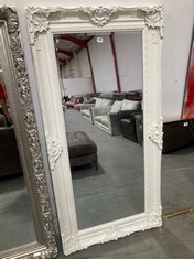 STRETTON WALL MIRROR IN CREAM APPROX 87 X 170CM