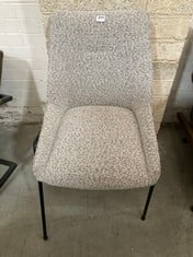 SARAH DINING CHAIR IN GREY BOUCLE