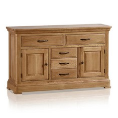 CANTERBURY NATURAL SOLID OAK LARGE SIDEBOARD - ITEM NO. BOS017 - RRP £700