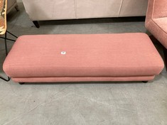 FOOTSTOOL BENCH IN PINK