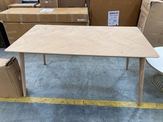 MILANO DINING TABLE 1600X900X760MM - SKU: 242950 - RRP £899