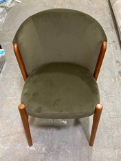 JOHN LEWIS DRIFT CARVER CHAIR IN DARK GREEN