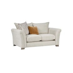 ASHBY HIGH BACK 2 SEATER LOVE SEAT IN CREAM - RRP £1195