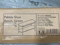 JOHN LEWIS PEBBLE SHOE BENCH IN GREEN