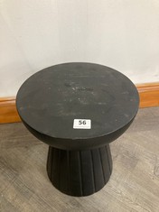 SMALL MUSHROOM SIDE TABLE IN BLACK