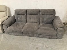 LA-Z-BOY SLOANE 3 SEATHER SOFA IN CHARCOAL - RRP £1985