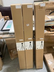 3 X JOHN LEWIS JULES FLOOR LAMP IN PINE WOOD (BOX 1/2, PART ONLY)