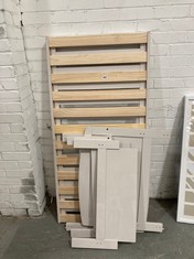 JOHN LEWIS SMALL SINGLE BED FRAME IN LIGHT GREY (PARTS)