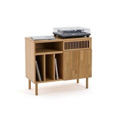 BILBAO SOLID OAK VINYL CABINET - RRP £725