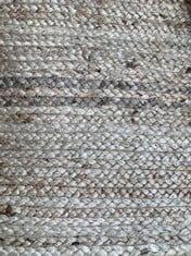 LA REDOUTE HEMPY HAND WOVEN SQAURE JUTE RUG IN NATURAL 250 X 250CM - ITEM NO. GFS763 - RRP £235