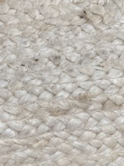 LA REDOUTE AFTAS RECTANGULAR BLEACHED JUTE RUG 200 X 250CM - ITEM NO. GMG727 - RRP £250