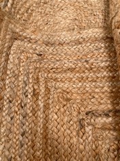 LA REDOUTE HEMPY HAND WOVEN RECTANGULAR JUTE RUG IN NATURAL 160 X 230CM - ITEM NO. GKF517 - RRP £190