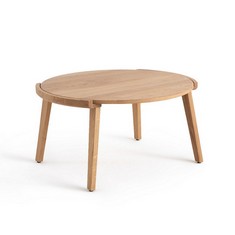 LA REDOUTE TIBET SOLID OAK ROUND COFFEE TABLE - ITEM NO. GIC521 - RRP £350